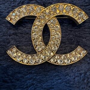 COPY - CC  Gold Tone Brooch